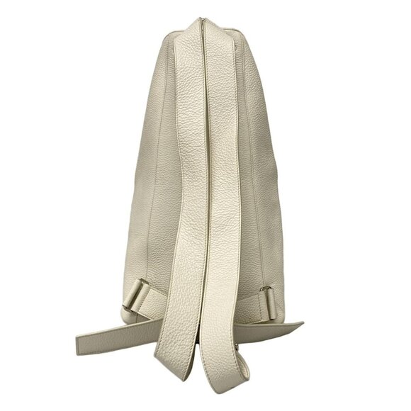 Auth PRADA - 2VZ099 Talco (Ivory) Vittello Dino leather Backpack - Picture 2 of 16